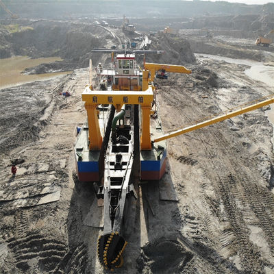 Excavadora de 26 pulgadas con motor hidráulico diesel y cabeza de corte con bomba de succión dentro del costo de envío