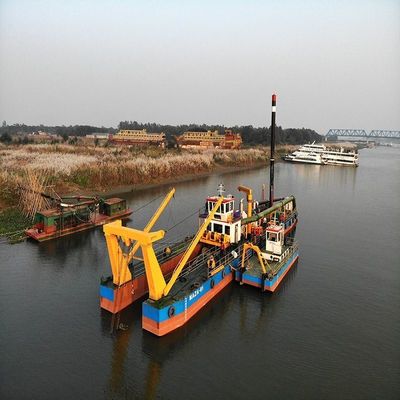 50 m de longitud total Cortador de motor hidráulico diésel Excavadora de arena de succión para buques de excavación de arena fluvial