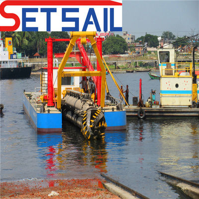 1800m3 Capacidad de suelo 26 pulgadas Motor diesel cortador excavadora de succión con transporte de espudo