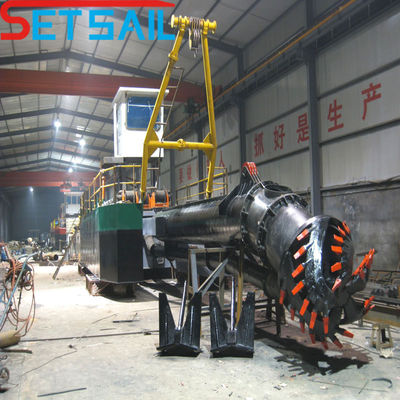 Excavadora de succión de corte de 26 pulgadas con motor diesel Caterpillar y medidor de concentración