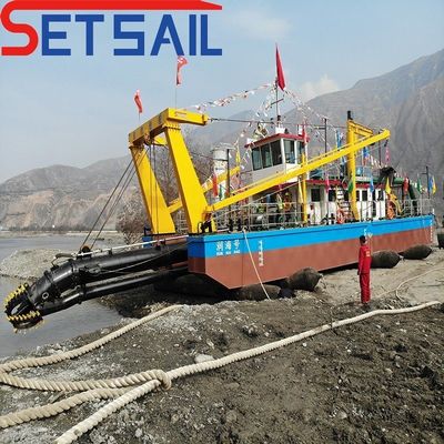 Siemens PLC 26 pulgadas cortador excavadora de succión para arena de río 6000m3/h Capacidad máxima