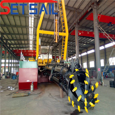 Siemens PLC 26 pulgadas cortador excavadora de succión para arena de río 6000m3/h Capacidad máxima