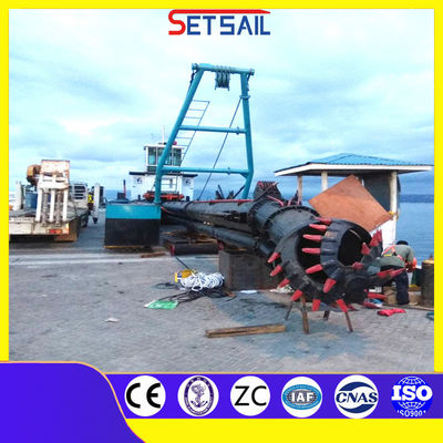 Equipo de dragado de arena fluvial de succión de cortador personalizado con un peso total de 28-1000 t