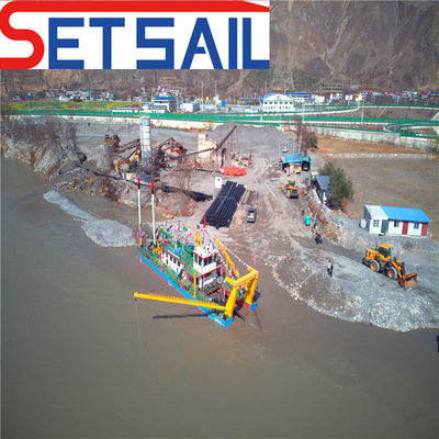 Máquinas de dragado de arena por succión con motor diesel y caudal de agua de 300-20000 m3/h