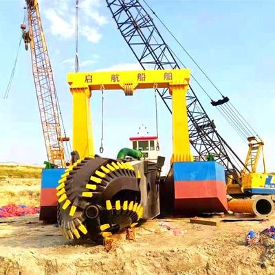 Maquinaria para el dragado de arena y barro con medidor de caudal de agua