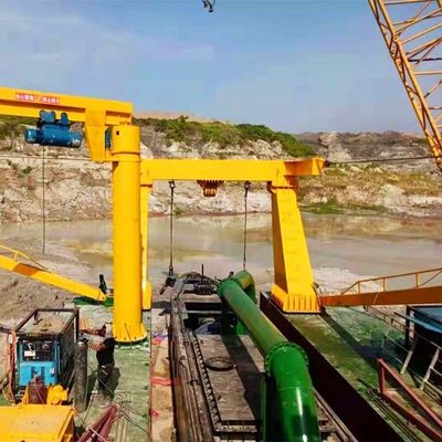 Máquina de dragado de barro de succión de corte con boom de anclaje hidráulico adaptado a sus necesidades