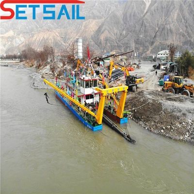 Rexroth Flujo de agua hidráulico 7000m3 Cortador Excavadora de arena de succión para diesel Tipo de energía