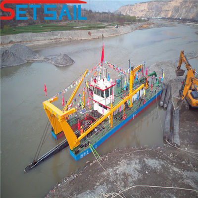 Rexroth Flujo de agua hidráulico 7000m3 Cortador Excavadora de arena de succión para diesel Tipo de energía