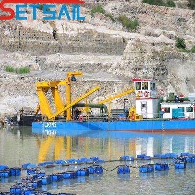 Siemens PLC Weichai motor diesel bomba de arena excavadora de 2 metros de calado