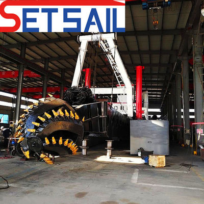 Dredger de succión de corte con tubo HDPE
