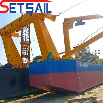 Profundidad total 2.7m Potencia eléctrica Cortador de flujo de agua Excavadora de succión con bomba submarina