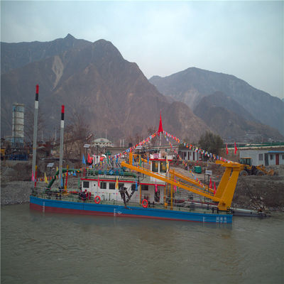 Excavadora de succión de 32 pulgadas con generador de puerto Cummins 103kw y flujo de agua de 7500m3