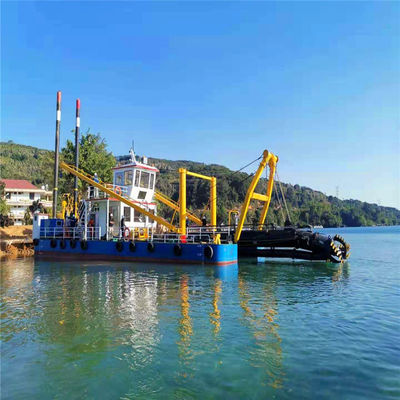 Excavadora de succión de 32 pulgadas con generador de puerto Cummins 103kw y flujo de agua de 7500m3
