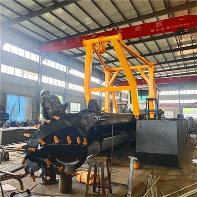 500-5000m Distancia de descarga cortador bomba de succión excavadora de arena con medidor de presión
