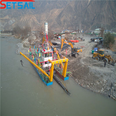 100kw-2000kw Cummins Auxiliary Enigne Power Cutter Succión de arena para el lago del río