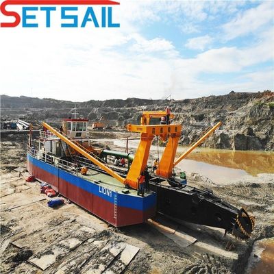 32 pulgadas flujo de agua 7500m3 cortador succión de barro excavadora para arena de río en moneda estadounidense