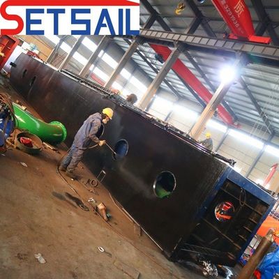 32 pulgadas cortador de succión excavadora de arena con 2400 mm de diámetro de la cabeza de corte y medidor de flujo de agua