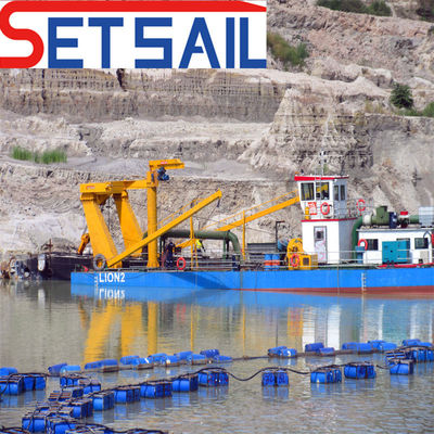 Excavadora de succión de 32 pulgadas con anclaje y distancia máxima de descarga de 1500 m