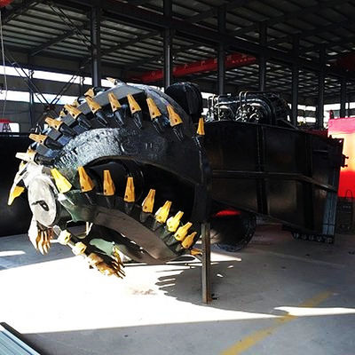 Cummins motor diesel automático de 28 pulgadas cortador excavadora de succión con moneda de EE.UU.