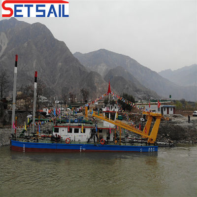 Cummins motor diesel de 28 pulgadas cortador excavadora de succión con sistema hidráulico Rexroth