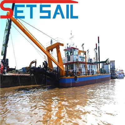 736kw motor auxiliar propulsado por ciclón tipo 28 pulgadas cortador de succión excavadora de arena para el río
