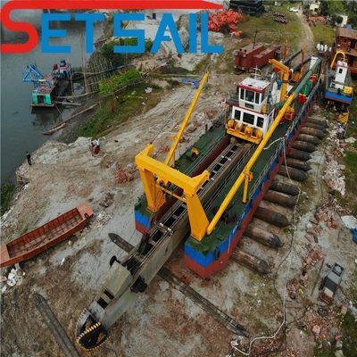 736kw motor auxiliar propulsado por ciclón tipo 28 pulgadas cortador de succión excavadora de arena para el río