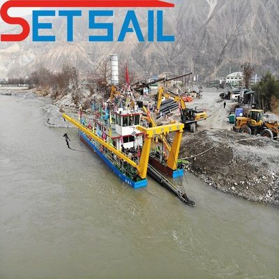 736kw motor auxiliar propulsado por ciclón tipo 28 pulgadas cortador de succión excavadora de arena para el río