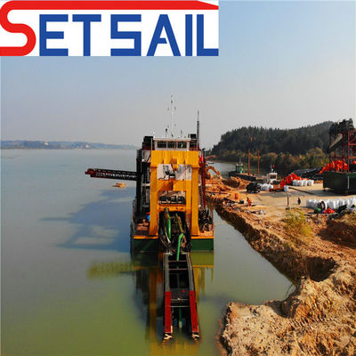1500m Distancia de descarga Hydrocyclone Rexroth Pump Cutter Succión Barco de arena para arena del río