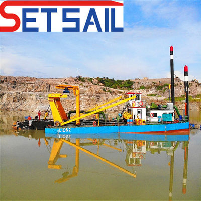 30 días de devolución reembolsos completo cortador hidráulico succión excavación barco con anclaje