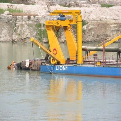 Excavadora de arena de succión de 28 pulgadas para desplazamiento de 447 t y sistema hidráulico Rexroth