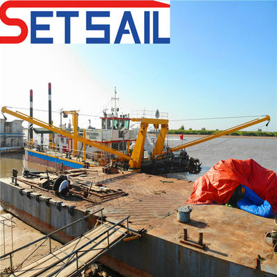 Dredger de succión de corte de alta capacidad 6000m3/h hecho para el dragado fluvial personalizado
