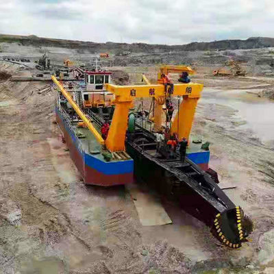 Excavadora de arena de succión de 6 pulgadas con tipo de energía diesel y sistema hidráulico avanzado