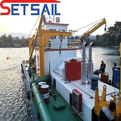 Excavadora de succión de 26 pulgadas con 260kw de potencia de cabeza de corte y motor diésel Weichai