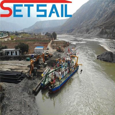 26 pulgadas de corte de río excavadora de arena de succión para una profundidad máxima de dragado de 20 metros