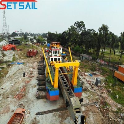 Motor diésel Weichai de 26 pulgadas cortador de succión excavadora profundidad máxima de dragado 20 metros
