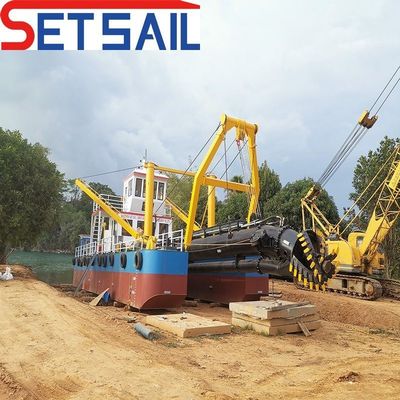 245000.000kg Peso Bruto 24 pulgadas de corte excavadora de succión con 2190kw de potencia del motor principal
