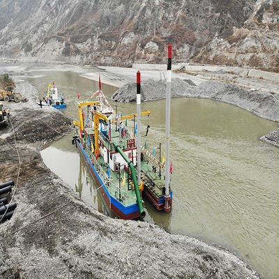 Dredger de succión de corte de 24 pulgadas de alta capacidad con potencia del motor principal de 2190kw