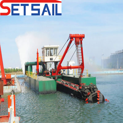 Profundidad total 2,7 m QHCSD-363 Excavadora de arena fluvial totalmente automática para el excavado de embalses