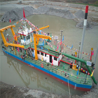 24 pulgadas hidráulico excavador de lodo del lago con motor diesel y Siemens sistema de control automático