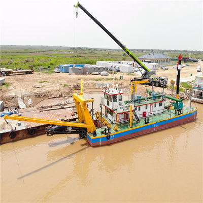 Excavadora de succión con motor diésel Cummins de 24 pulgadas para extracción de arena en ríos