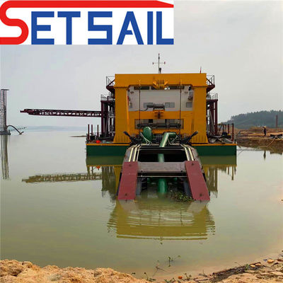CTS tipo ranura 20 pulgadas cortador de aspiración excavadora para 4000m3 de flujo de agua y 800m3 de capacidad