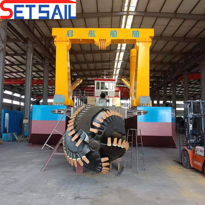 20 pulgadas de excavación de arena con tipo de ciclón Hydrocyclone distancia de salida 1500m motor diesel