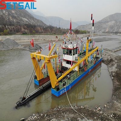41m longitud total cortador de motor hidráulico excavadora de lodo de succión con motor diesel Cummins