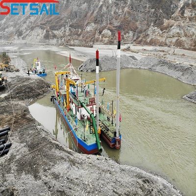 1100m3 Capacidad de 24 pulgadas de cortador de succión del río excavadora de arena con 30 días de política de reembolso
