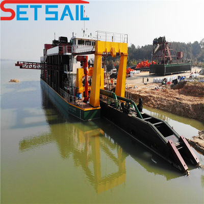 Dredger de succión de corte de 24 pulgadas con tipo de motor diesel