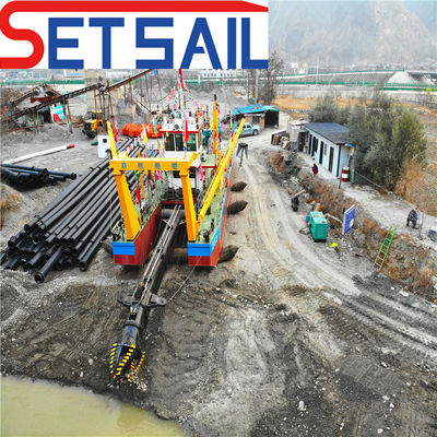 14/12 pulgadas cortador de succión draga para la minería de arena draga cortador de la cabeza de la potencia 50-260kw