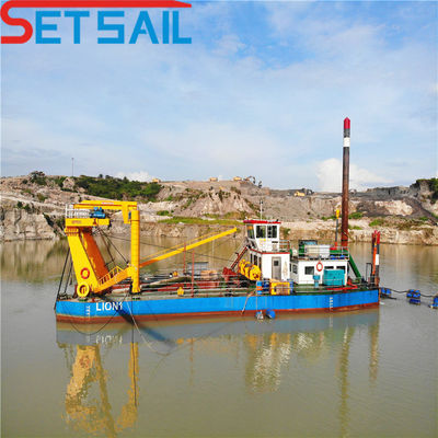 Reservorio del puerto de River Lake, corte de vías fluviales interiores, equipo de dragas de succión en Malasia