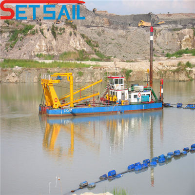 Reservorio del puerto de River Lake, corte de vías fluviales interiores, equipo de dragas de succión en Malasia
