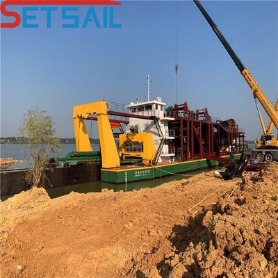 Máquina de dragado de excavadora de succión de corte de oro ISO con servicio posventa de por vida
