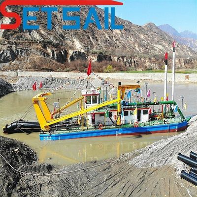 300m3/Hr cortador de arena succión dragado dragado buque para la venta solicitud personalizada bienvenido